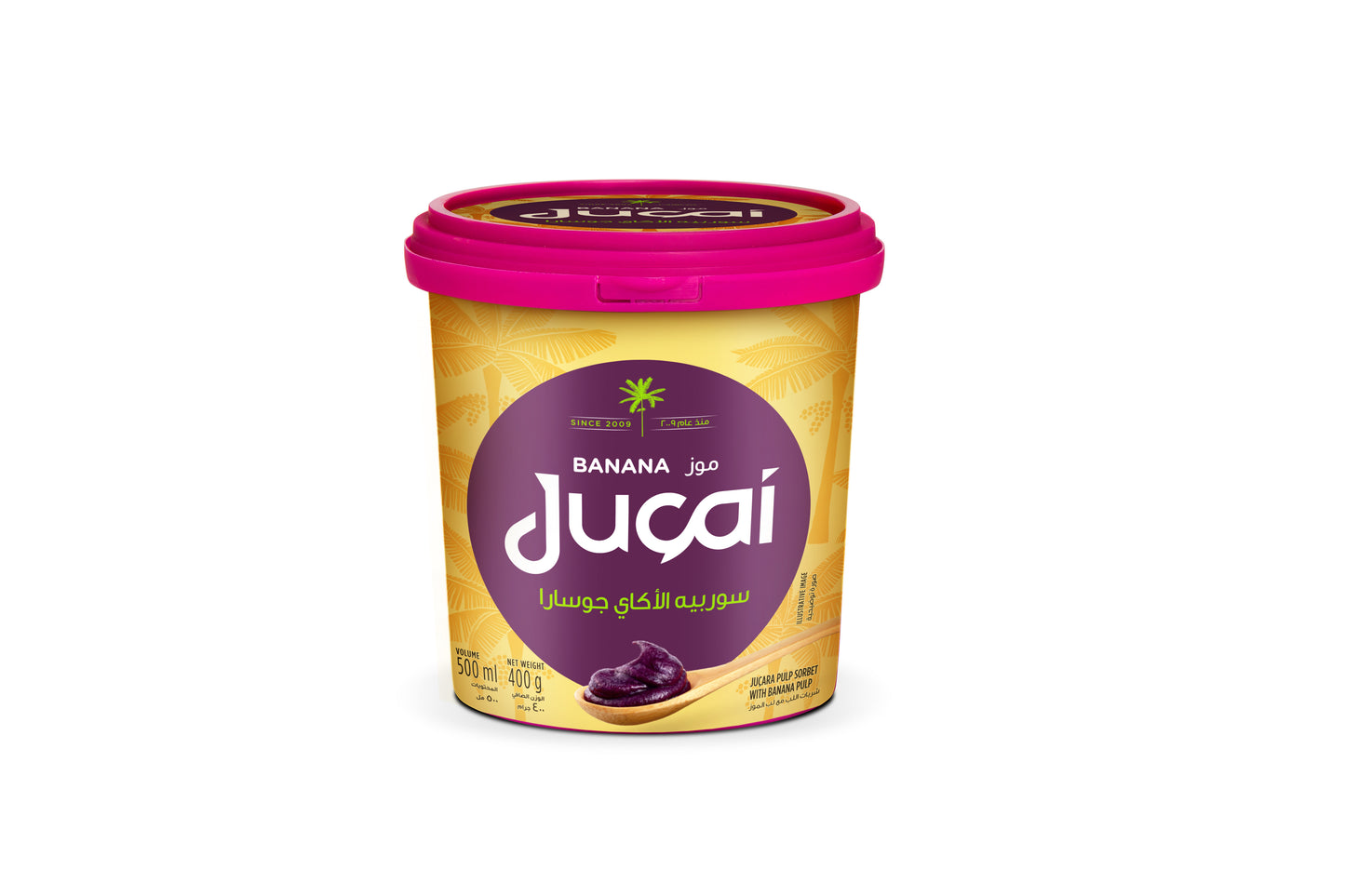 Açai Sorbert with Banana 500 ml - Juçai