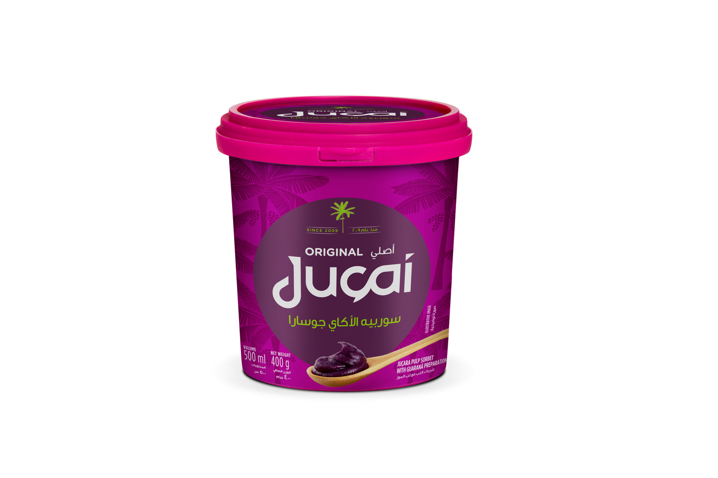 Açai Sorbert with Guarana 500 ml - Juçai
